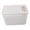 White, variant on YAHHU Small Plastic Clear Micro Landscape Desktop Aquarium Fish Tank for Goldfish Betta Turtle, Black, 12.4x7.1x8.9 inches / 31.6x18x22.5 cm