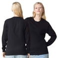 thumbnail image 2 of American Apparel Unisex Heavyweight Long Sleeve Pocket Tee 80/20 Ring-Spun Cotton/Polyester Casual T-Shirt (Sea-Blue+White 2 Pack, M), 2 of 7