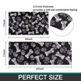 thumbnail image 7 of Paw Prints and Bones Kitchen Rugs Sets Of 2,Anti Fatigue Kitchen Mat Rugs Non Slip Washable,Decorative Kitchen Floor Mats for Kitchen,Sink,Laundry,17"x30"+17"x47", 7 of 7