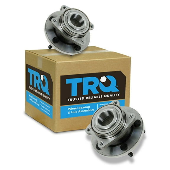 TRQ Wheel Hub & Bearing Front Left & Right Pair Set for Avenger Chrysler Sebring BHA53672 Fits select: 2008-2009 DODGE AVENGER