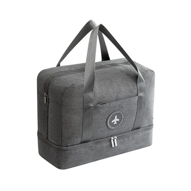 Xihbxyly Bolsa de Viaje, Tela Suave y Ecológica, Gran Capacidad con Bolsillos Interiores, Práctica Organizadora de Viaje, Ideal para Viajes de Negocios o Escapadas de Fin de Semana, Diseño Unisex, Ta