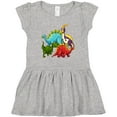 thumbnail image 3 of Inktastic Cute Dinosaurs Girls Toddler Dress, 3 of 5
