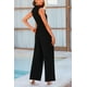 thumbnail image 2 of Mono Enterizo PRETTYGARDEN sin Mangas con Cuello Simulado Negro M, 2 of 8