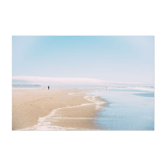 Ocean Beach Landscape - San Francisco California Photography Beach Ocean Coastal Minimalist Pastel Landscape Summer Unframed Wall Art Print 4 x 6 inches