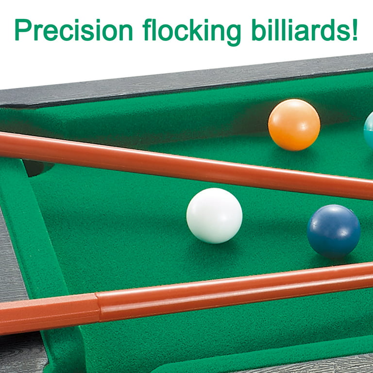 Mini Billiard Ball Snooker Pool Table Top Game Set