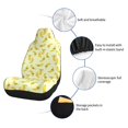 thumbnail image 6 of Yiaed Bananas Print Car Seat Covers,Universal Auto Seats Protector Fits for Car,SUV Sedan,Truck,Automotive Seat Covers & Accessories-2 PCS, 6 of 9
