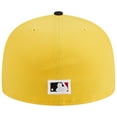 thumbnail image 4 of Men's New Era Yellow/Black Florida Marlins Grilled 59FIFTY Fitted Hat, 4 of 5