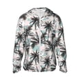 thumbnail image 2 of Lsque Hawaii Palms UPF 50+ Lightweight Sun Protection Men's Women's Long Sleeve Shirt, Hoodie Performance -Large, 2 of 9