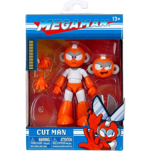 Megaman Figurine Articulée de 4 Pouces Échelle 1/12 Vague 2 - Cut Man
