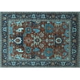 thumbnail image 1 of Ahgly Company Indoor Rectangle Oriental Light Blue Industrial Area Rugs, 5' x 8', 1 of 4