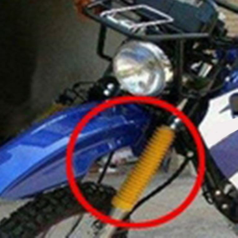 2pcs Motorcycle Rubber Front Fork Dust Cover Boots Shock