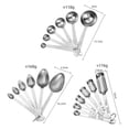 thumbnail image 3 of Measuring Spoon Set Spice Measurement Spoons Clear Measurement Markings, 3 of 5