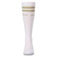 thumbnail image 6 of MeMoi Girls "Summer Of Fun" Cotton Blend Varsity-Stripe Knee High Sock - Girls - Female, 14, Black, 6 of 11