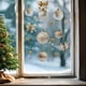 thumbnail image 5 of Eoozwa Exquisite Christmas Night Light Stickers Glow In Dark PVC Material for Window Door Wall Decor No Glue Required Reusable Design, 5 of 5