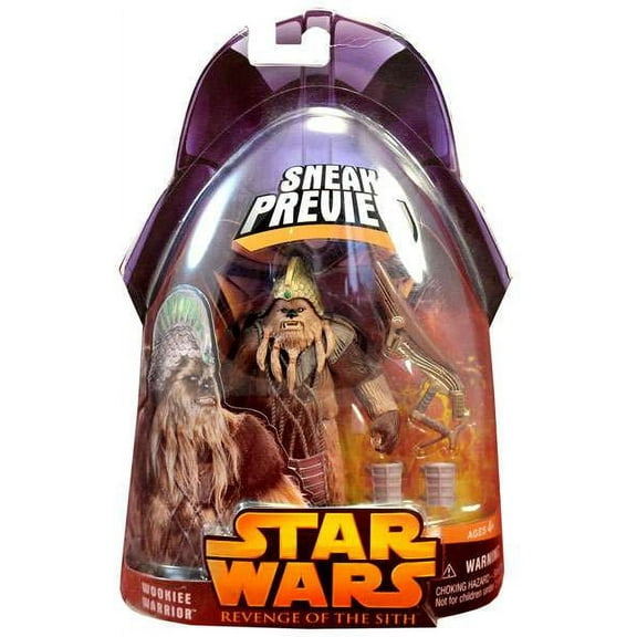 Star Wars Revenge of the Sith 2005 Wookiee Warrior Action Figure [Sneak Preview]