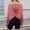 Pink, variant on Long Sleeve Workout Shirts Yoga Dance Tops Open Back Athletic Clothes For Women Black M