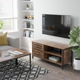 thumbnail image 2 of VASAGLE Muebles para TV con puertas de lamas y estantes ajustables, 2 of 5
