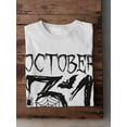 thumbnail image 3 of October 31. Halloween T-Shirt Men -Image by Shutterstock, Male 4X-Large, 3 of 4