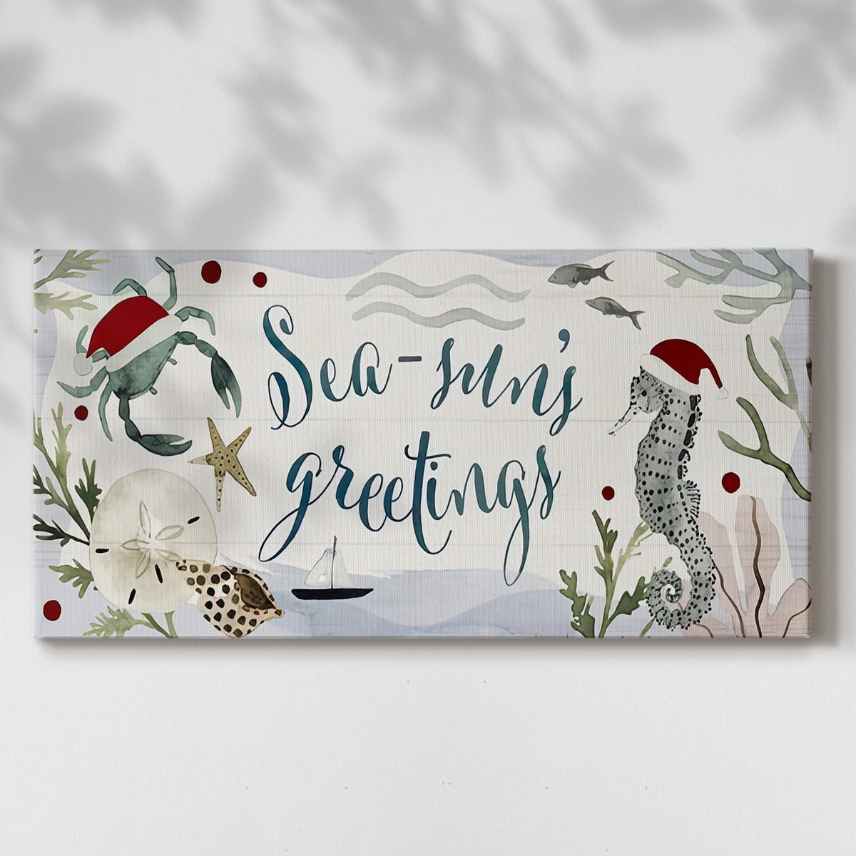Sun-kissed Christmas Collection D- Gallery Wrapped Canvas