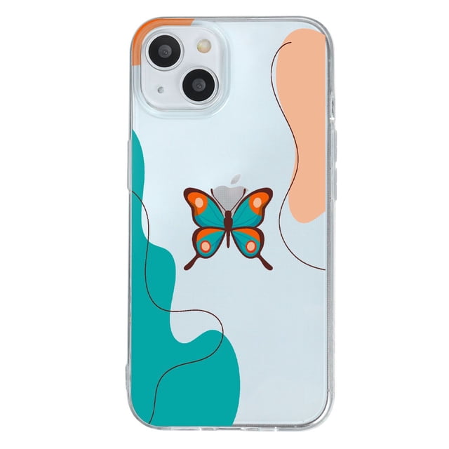 Funda Antigolpes InstaCase para iPhone 14 Uso Rudo Mariposas Central