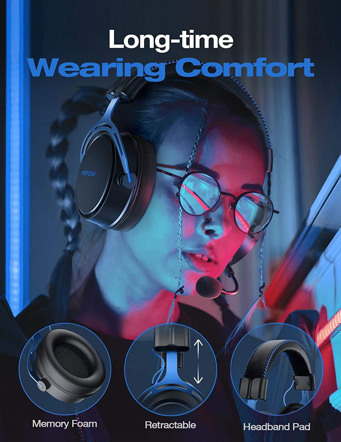 Mpow air best sale se ps4 headset