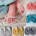 thumbnail image 1 of New Born Photography Props Hand Crochet Baby Slippers Baby Photo Props Shoes Newborn Fotografia Baby Photography AccessoriesPinkRussian Federation He Qiyong unisex, 1 of 1