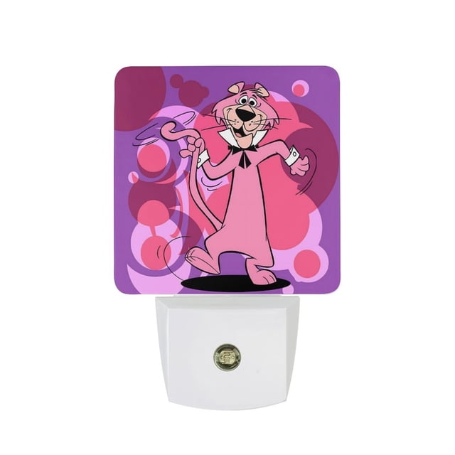 Snagglepuss Luz nocturna LED con sensor de anochecer a amanecer para dormitorio, baño, pasillo, escaleras - Lámpara LED nocturna de enchufe, 0.5W - 1 pieza