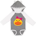 thumbnail image 3 of Inktastic Duck Girls Girls Long Sleeve Baby Bodysuit, 3 of 5