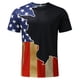 thumbnail image 4 of Playeras Deportivas De Verano Para Hombre, Moda Informal, Cuello Redondo, Impresión Digital 3D, Día De La Independencia, Camiseta De Manga Corta, 4 of 5