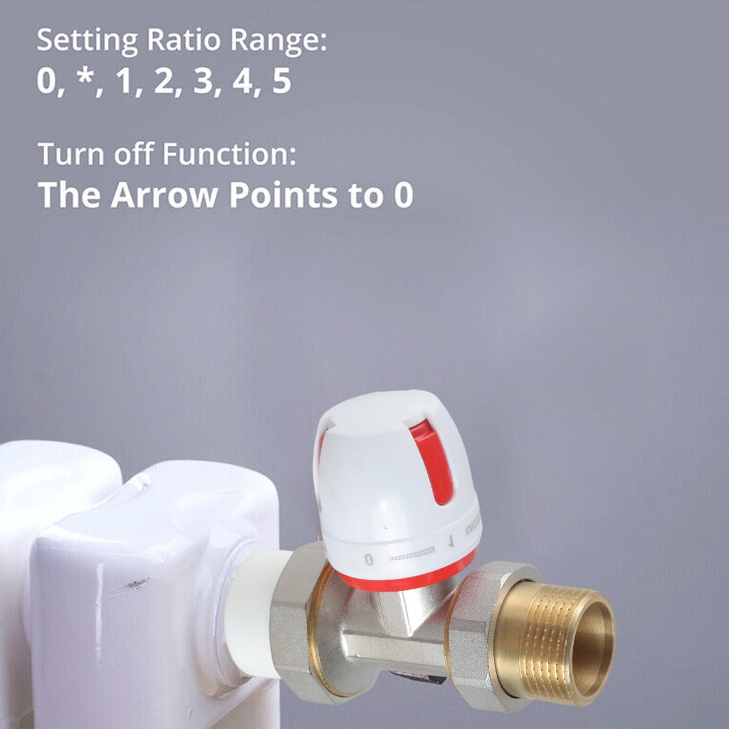 Geemin Adjustable Heating Thermostat Valves Completes Thermostat for Residential Use