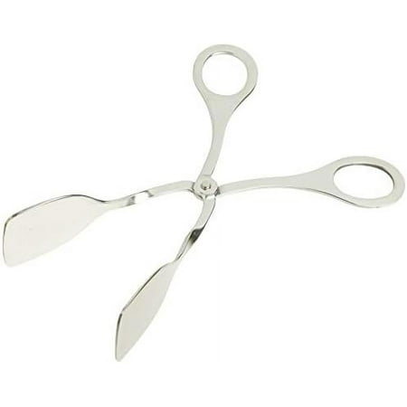 

Silver Stainless Steel Serving Tongs 7.5 INCH