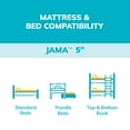 thumbnail image 5 of MLILY 5 inch Memory Foam Mattress for Kids, Full Size Mattress for Bunk Bed, Blue, 5 of 9
