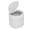 White, variant on YAHHU Mini Desktop Trash Can Debris Storage Wastebasket with Lid for Coffee Table Dressing Countertop Blue, 5.5 inches / 14 cm