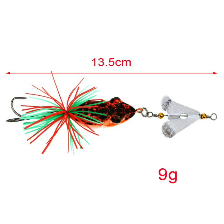 Large Propeller Frogs Fishing Lure Double hooks 