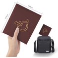thumbnail image 2 of Brown-Disabled Badge Holder and Timer, Pu Leather ID Badge Holder, Badge Holder Protector, Handicapped Badge Holder Protector with Hologram, 2 of 5