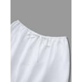 thumbnail image 4 of Women Floral Flared Short Skirt Cute High Waist Ruffle Skirt Beach Mini Skirt White M, 4 of 8