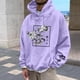 thumbnail image 1 of MHFRRA Sudadera con Capucha y Estampado Floral para Hombre, Informal, con Cordón y Manga Larga Púrpura, 1 of 4