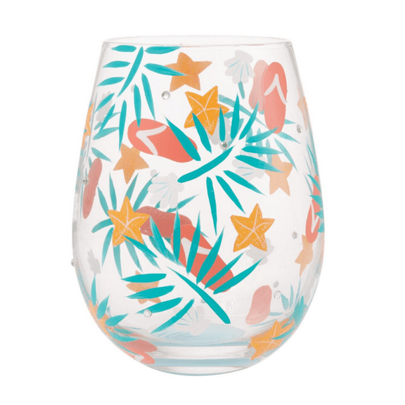 Lolita Beachful Bliss Stemless Wine Glass