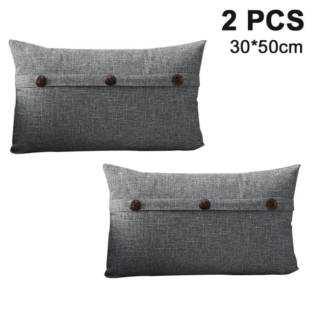 Juego de piezas Funda de almohada de lino decorativa Funda de cojín Triple Ofspeizc 2034651-4