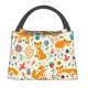 thumbnail image 1 of Disketp Whimsical Fox Floral Garden Bolsa Térmica Estampada, Bolsa Térmica Aislante para Almuerzo, Playa y Campamento, 1 of 6