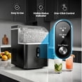 thumbnail image 5 of FREE VILLAGE Nugget Ice Makers Countertop,Portable Ice Maker Machine with Self-Cleaning,35lbs/24H,Crushed Ice Machine with Handle & Scoop for Home,Kitchen,Office and Camping - Black, 5 of 9