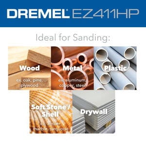 Dremel Max Life EZ411HP EZ Lock 1-1/2" 60-Grit Coarse Sanding Disc, Rotary Tool Accessory for Metal, Stone, Wood & Plastic