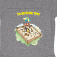 thumbnail image 3 of Inktastic I'm on Beach Time with Sandbox and Beach Chair Boys or Girls Baby Bodysuit, 3 of 4