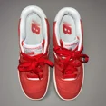 thumbnail image 4 of New Balance 550 Suede Pack Team Red Size 5 Sneakers Casual Athletic Shoes EUC, 4 of 6