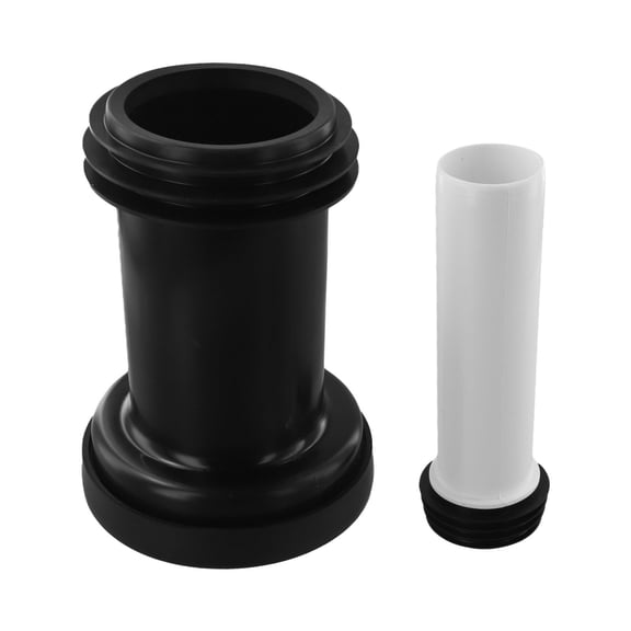 2 Pcs Thickened Toilet Connecting Pipe athtub Extension Flush Pipe PVC