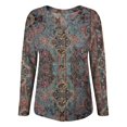 thumbnail image 5 of Kaondbfi Cardigan for Women, Cardigan Sweaters for Women Casual Button Down V Neck Knit Cardigans Sweater Fall Print Long Sleeve Clothe Womens Winter Coat, 5 of 5