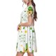 thumbnail image 2 of Disketp happy dog. St. Patricks Day para Vestido de Manga Corta para Mujeres, Vestidos de Verano para Mujeres, Casual y Holgado para la Playa, 2 of 6