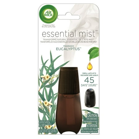 (2 pack) Air Wick Essential Mist Fragrance Oil Diffuser Refill, Eucalyptus, Air