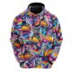 thumbnail image 3 of Sudadera con capucha con estampado 3D de gato arcoíris y galaxia para hombre, ropa con diseño de dibujos animados, sudaderas de gatos, ropa de calle masculina de hip hop, sudadera con capucha con taco, 3 of 5