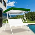 thumbnail image 4 of Porch Swing Canopy Replacement - 75.2" x 47.24" Waterproof Sun Shade Cover, UV Protection & Lightweight Polyester Fabric for Outdoor Swing Seats, 4 of 5